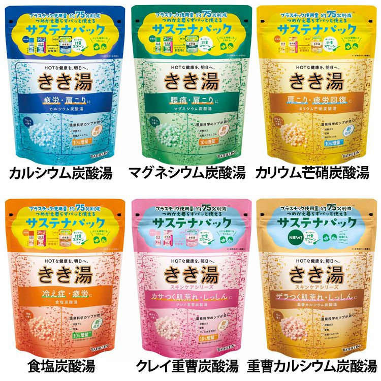 バスクリン きき湯 360g 食塩炭酸湯