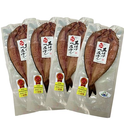 【お取り寄せ】【WN】フジウロコ 北海道産 開ほっけ冷風熟成干し 4枚セット