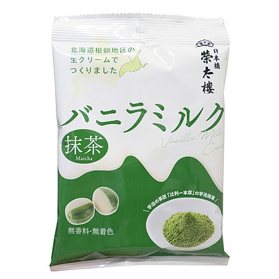 榮太樓 抹茶バニラミルク 65g×6個