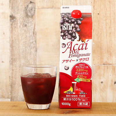 成城石井 アサイー×ザクロ 1000g×12本