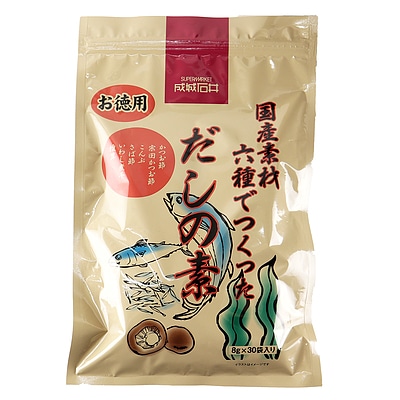 成城石井 国産素材六種でつくっただしの素 徳用 8g×30包