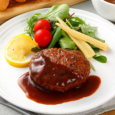 成城石井 ハンバーグ 【ペッパー】 138g(固形量110g/ソース28g)×3個〔4382〕