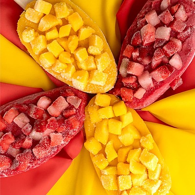 【送料込み】成城石井まるで果物のようなGelatoBarストロベリー&ラズベリー 84ml×6個