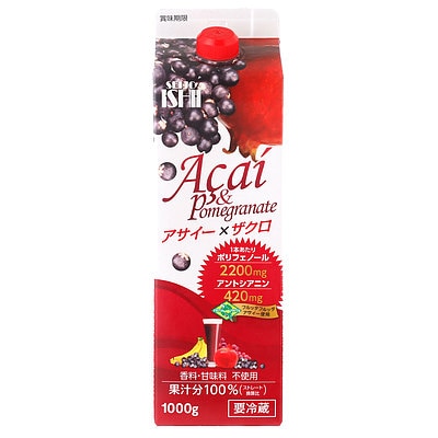 成城石井 アサイー×ザクロ 1000g×12本