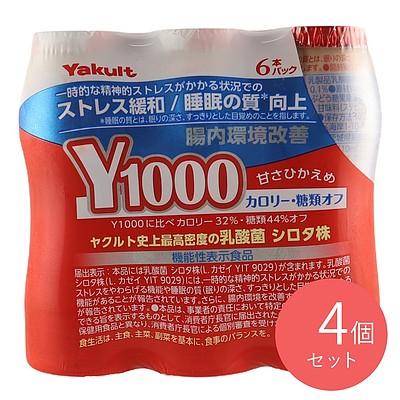 ヤクルト Y1000糖質オフ (110ml×6本パック)×4個