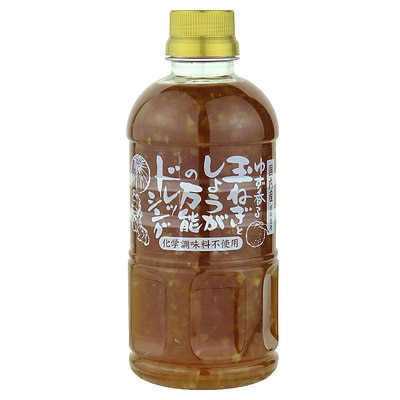 修善寺醤油 ゆず香る玉ねぎとしょうがの万能ドレッシング 550g: 成城