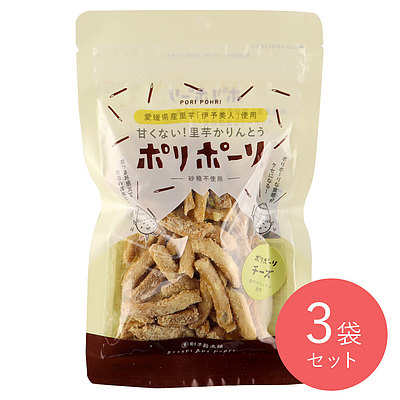 別子飴本舗 ポリポーリ チーズ 40g×3袋