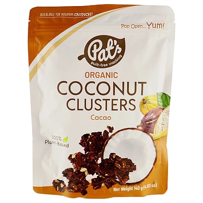 ココナッツ様 パッツ 有機ココナッツカカオクラスターズ 140g: 成城石井｜ANA