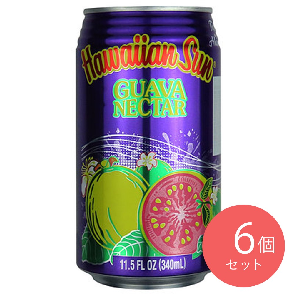 ハワイアンサン グァバネクタ－ 340ml×6本