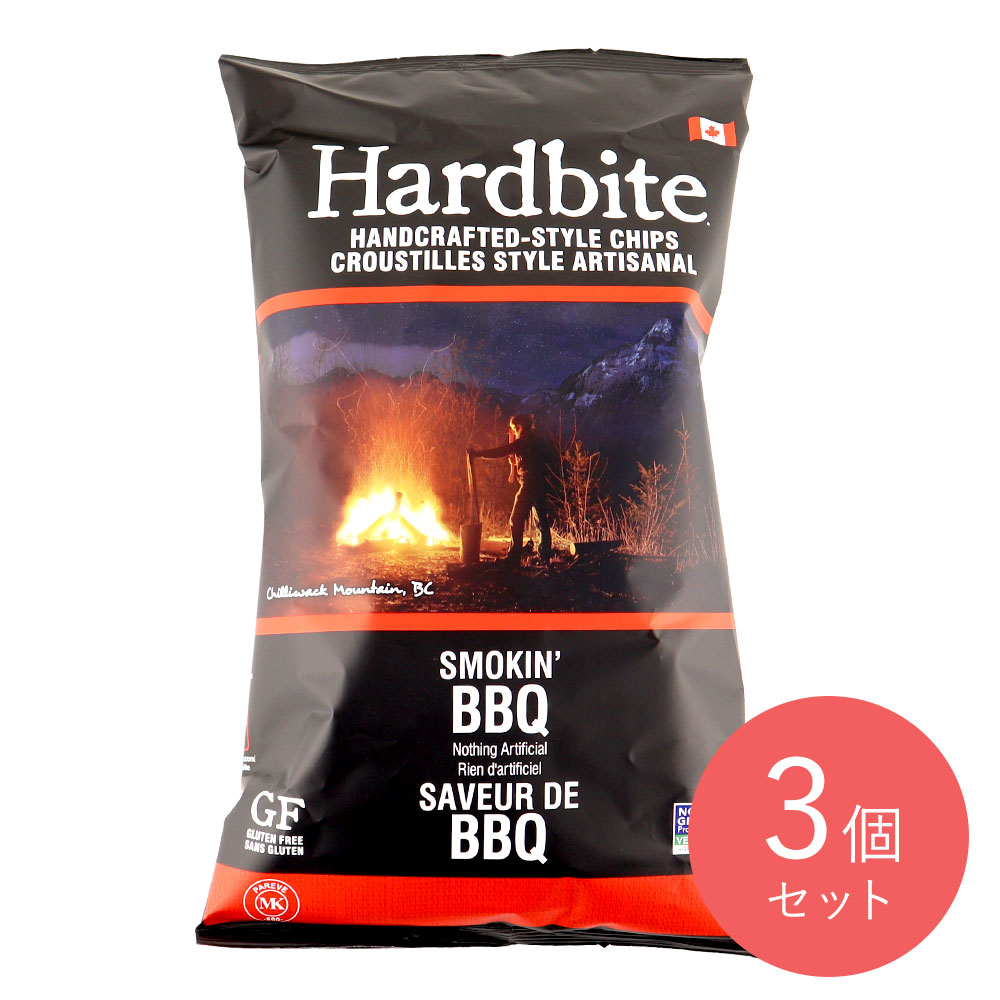 【送料込み】ハードバイト スモーキンバーベキュー 150g×3個