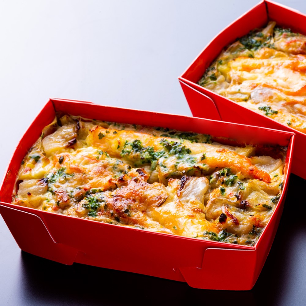 【お取り寄せ】【WR】欧風食堂サラマンジェF 越前紅ずわい蟹のクラフティーサレ4個セット