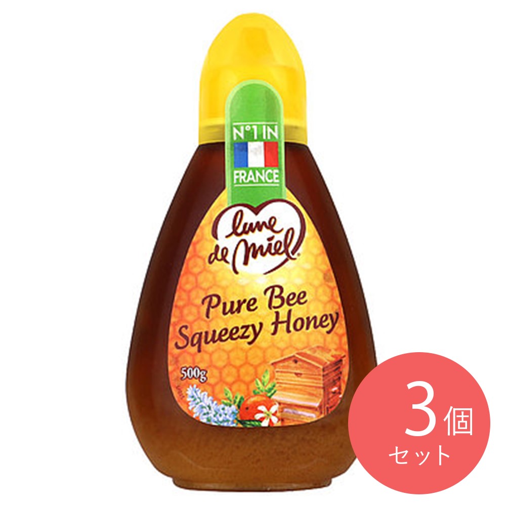 ルン ド ミエル スクイーズハニー 500g×3個