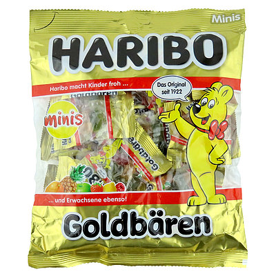 ハリボー ミニゴールド 250g