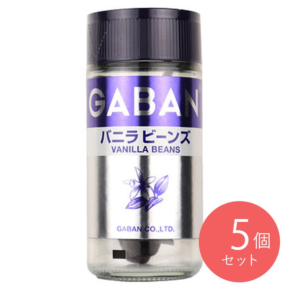 ギャバン バニラビーンズ 2本×5個