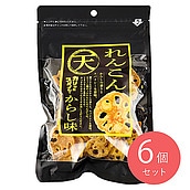 奈良祥楽 カリッ&スパイシーれんこん からし味 70g×6個