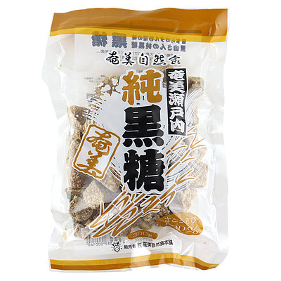 休関西＿奄美自然食本舗 奄美瀬戸内純黒糖 300g