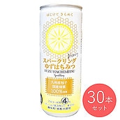 【送料込み】おおやま夢工房 スパークリングゆずはちみつ 250ml×30本