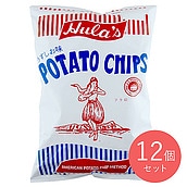 【送料込み】ソシオ工房 フラ印ポテトチップスうすしお 160g×12個