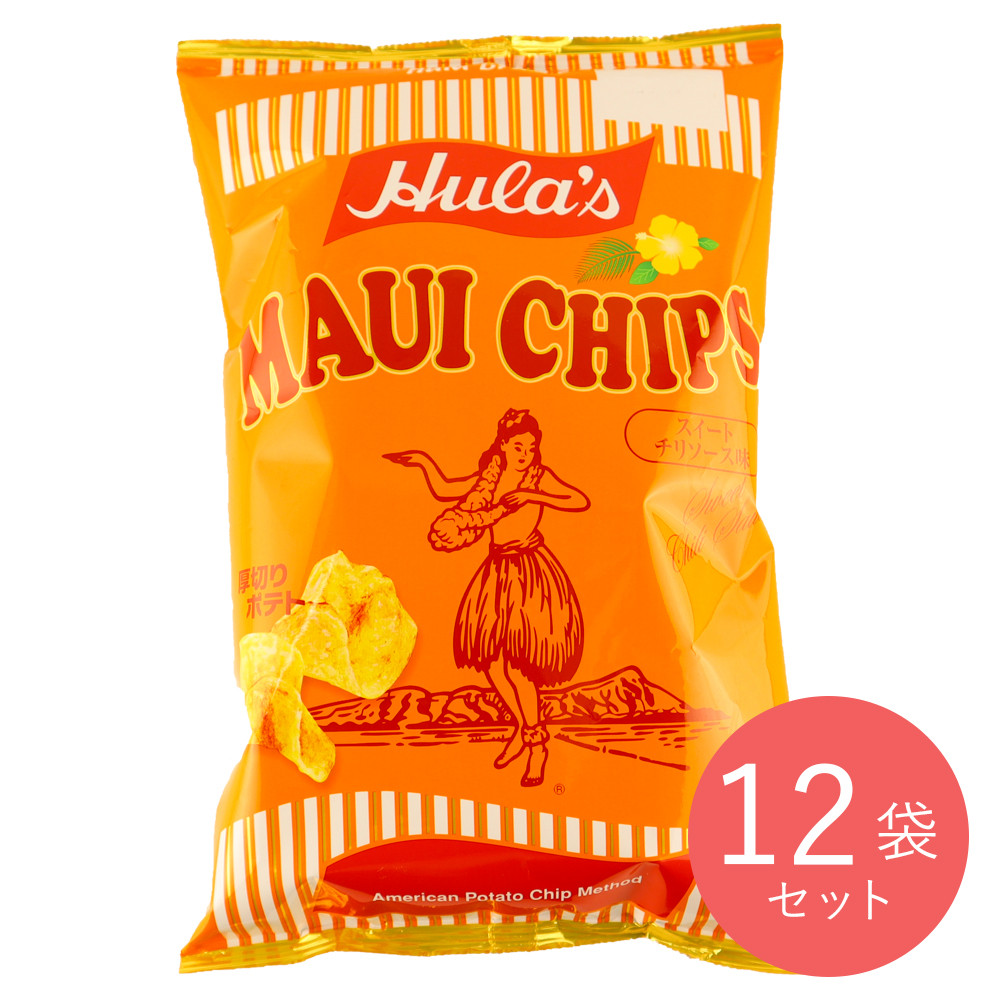 ソシオ工房 フラ印マウイチップススイートチリ味 125g×12個