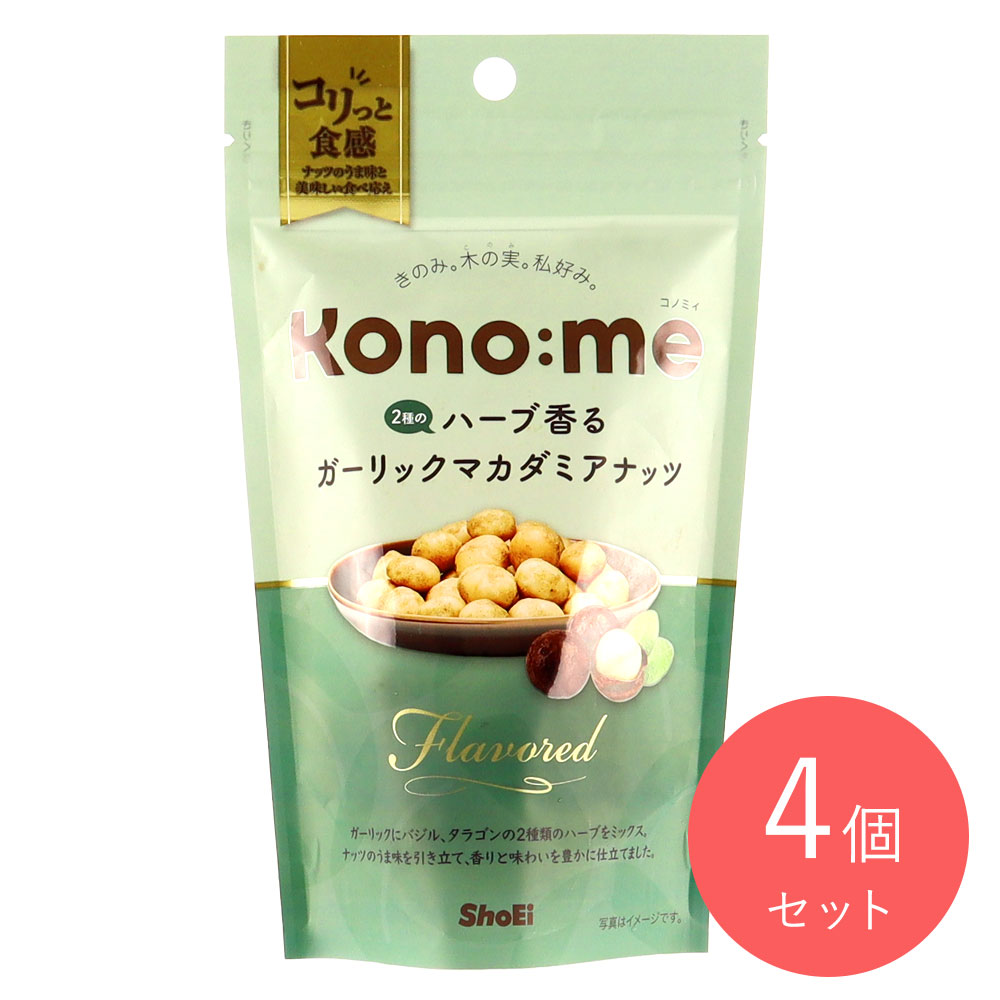 【アウトレット】KONOMEガーリックマカダミア 45g×4個 ※賞味期限：2025年7月27日