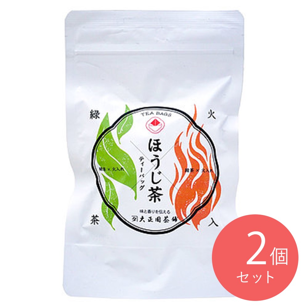京都大正園茶舗 京都府産宇治上級かりがねほうじ茶ティーバッグ (3g×8袋)×2個