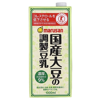 マルサンアイ国産大豆の調製豆乳 1000ml