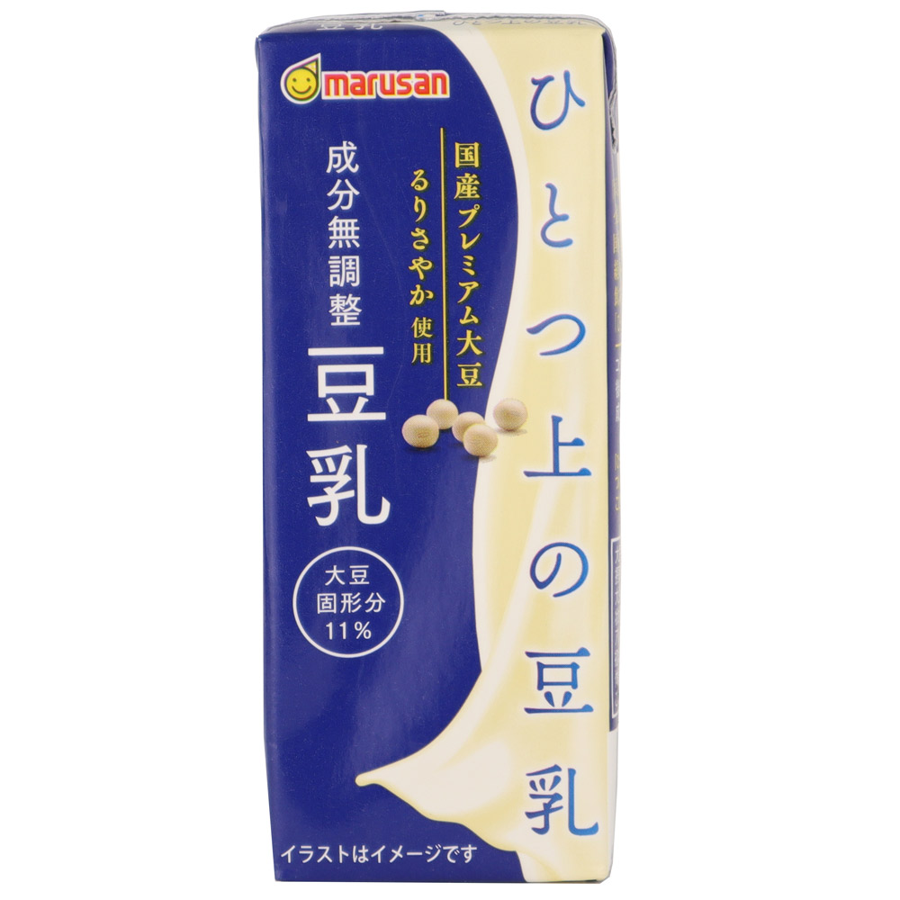 マルサンアイ ひとつ上の豆乳 成分無調整豆乳 200ml×12個