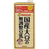 マルサン 国産大豆の無調整豆乳 1000ml×6本