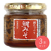 会津天宝醸造味噌 鯛みそ 150g×3個