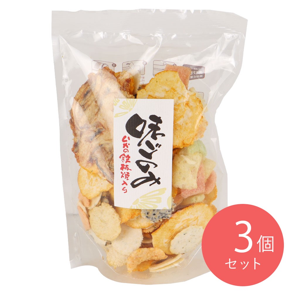 一色屋 味ごのみ(いかの鉄板焼入り) 150g×3個