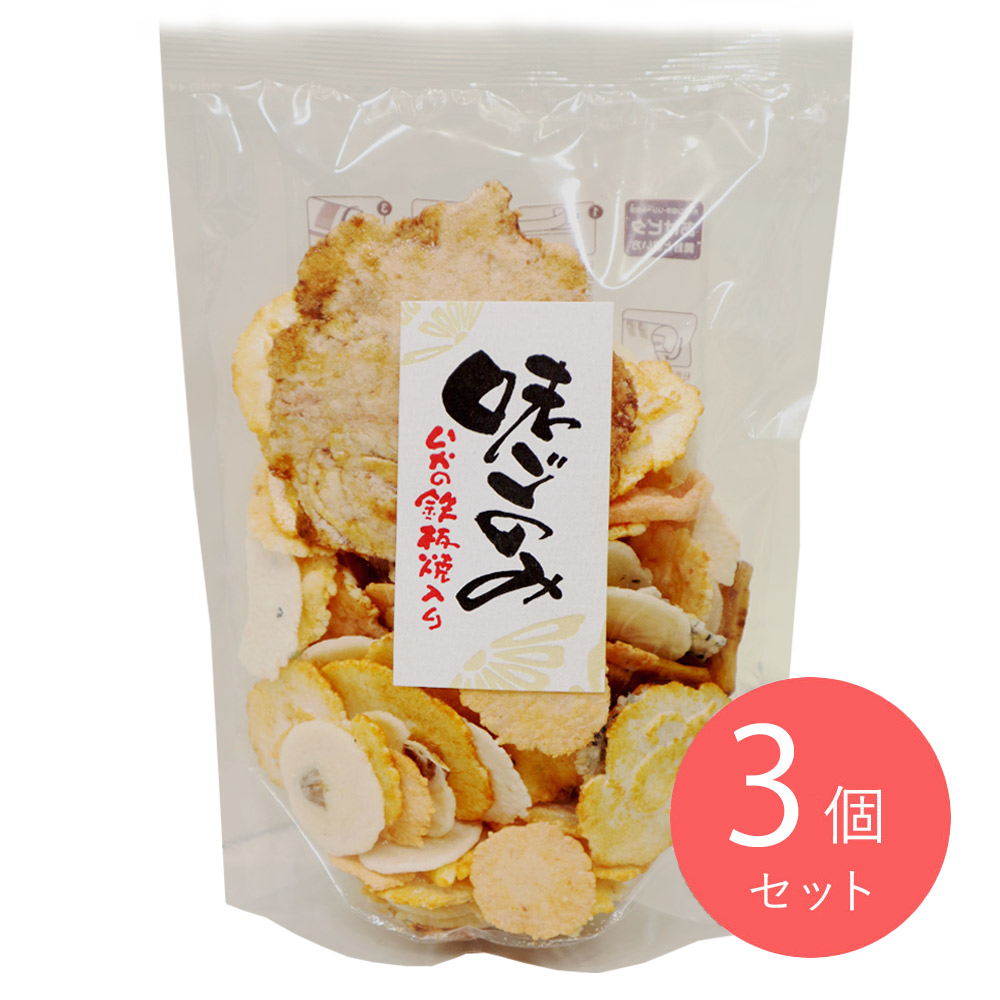 一色屋 味ごのみ（いかの鉄板焼入り）140g×3個