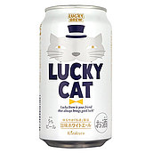 【送料込み】京都 ラッキーキャット 350ml×24本【ケース販売】