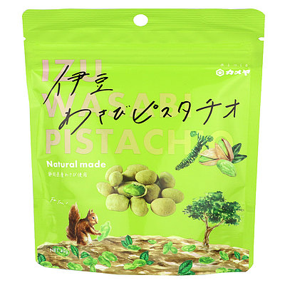 カメヤ食品 伊豆わさびピスタチオ 40g
