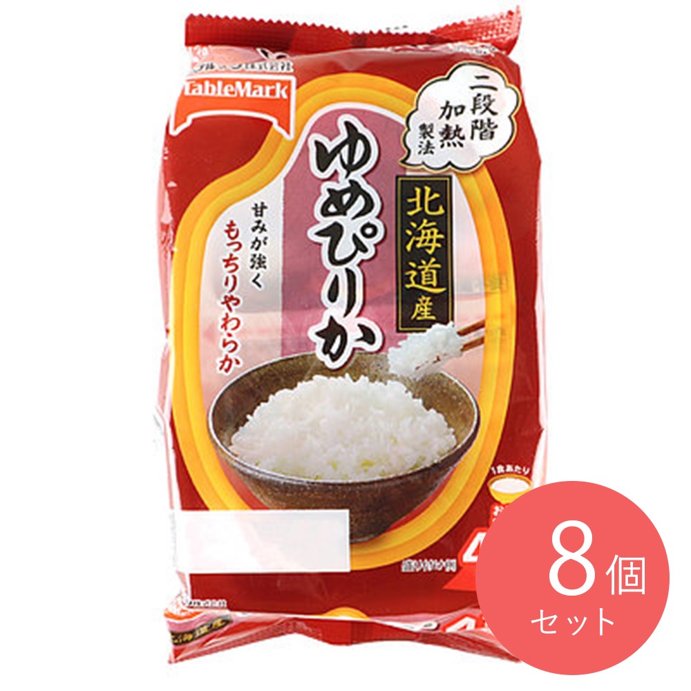 テーブルマーク たきたてご飯 北海道産ゆめぴりか (150g×4食)×8個