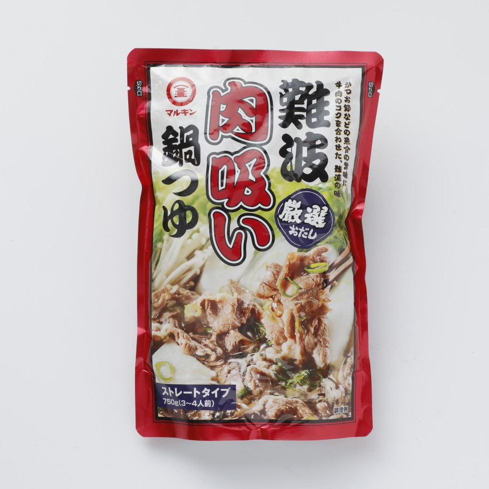 マルキン 難波肉吸い鍋つゆ 750g
