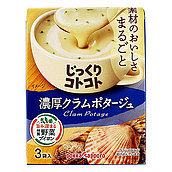ポッカサッポロ じっくりコトコト濃厚クラムポタージュ 3P×5個