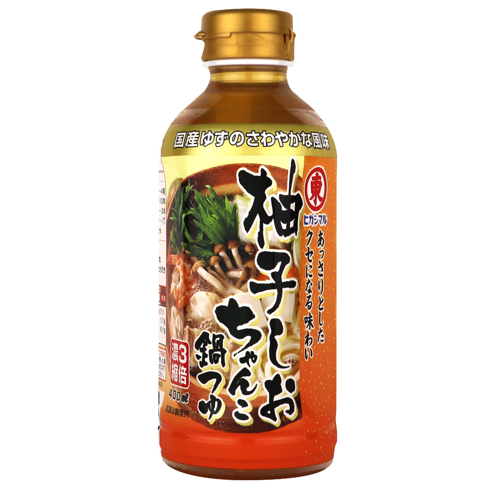 Sヒガシマル醤油 柚子しおちゃんこ鍋つゆ 400ml