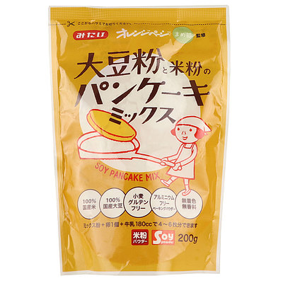 Gみたけ 大豆粉と米粉のパンケーキミックス 200g