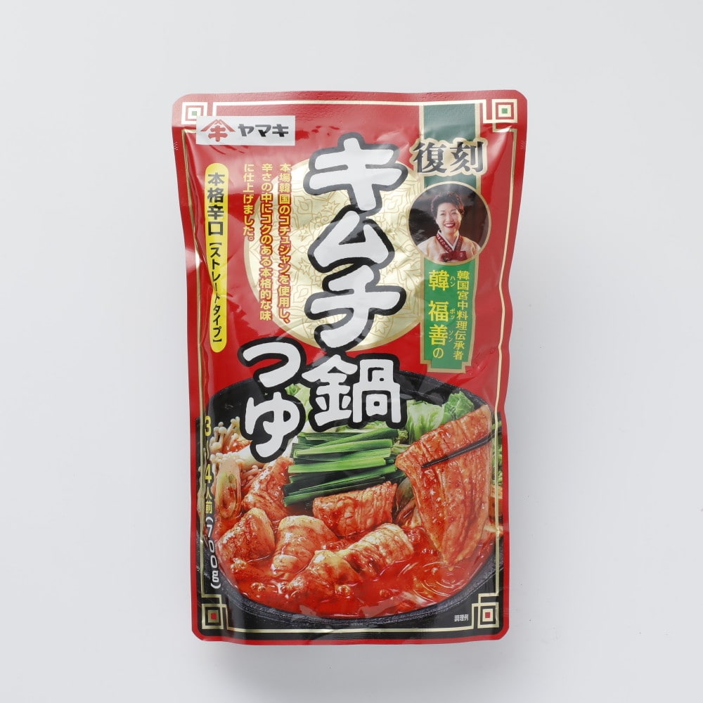 S ヤマキ 韓福善のキムチ鍋つゆ 700g