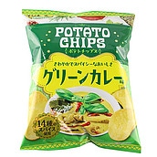 山芳製菓 ポテトチップス グリーンカレー味 110g