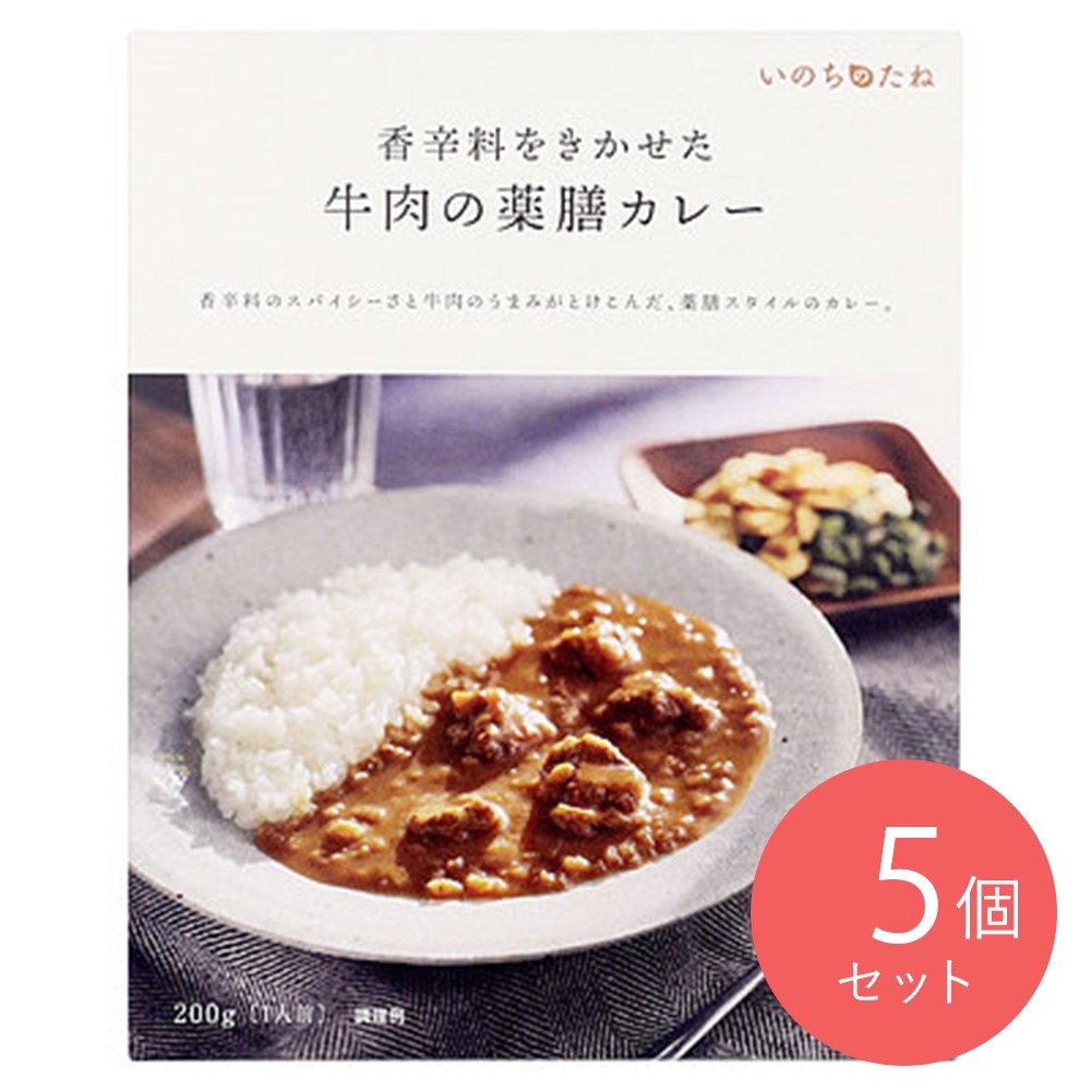 伊勢醤油本舗 牛肉の薬膳カレー 200g×5個