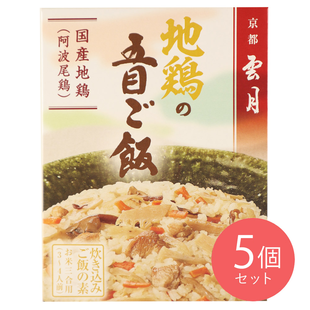 アーデン 京都雲月 地鶏の五目ご飯 250g×5個