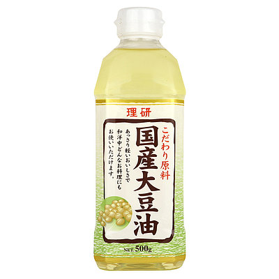 理研農産加工 国産大豆油 500g
