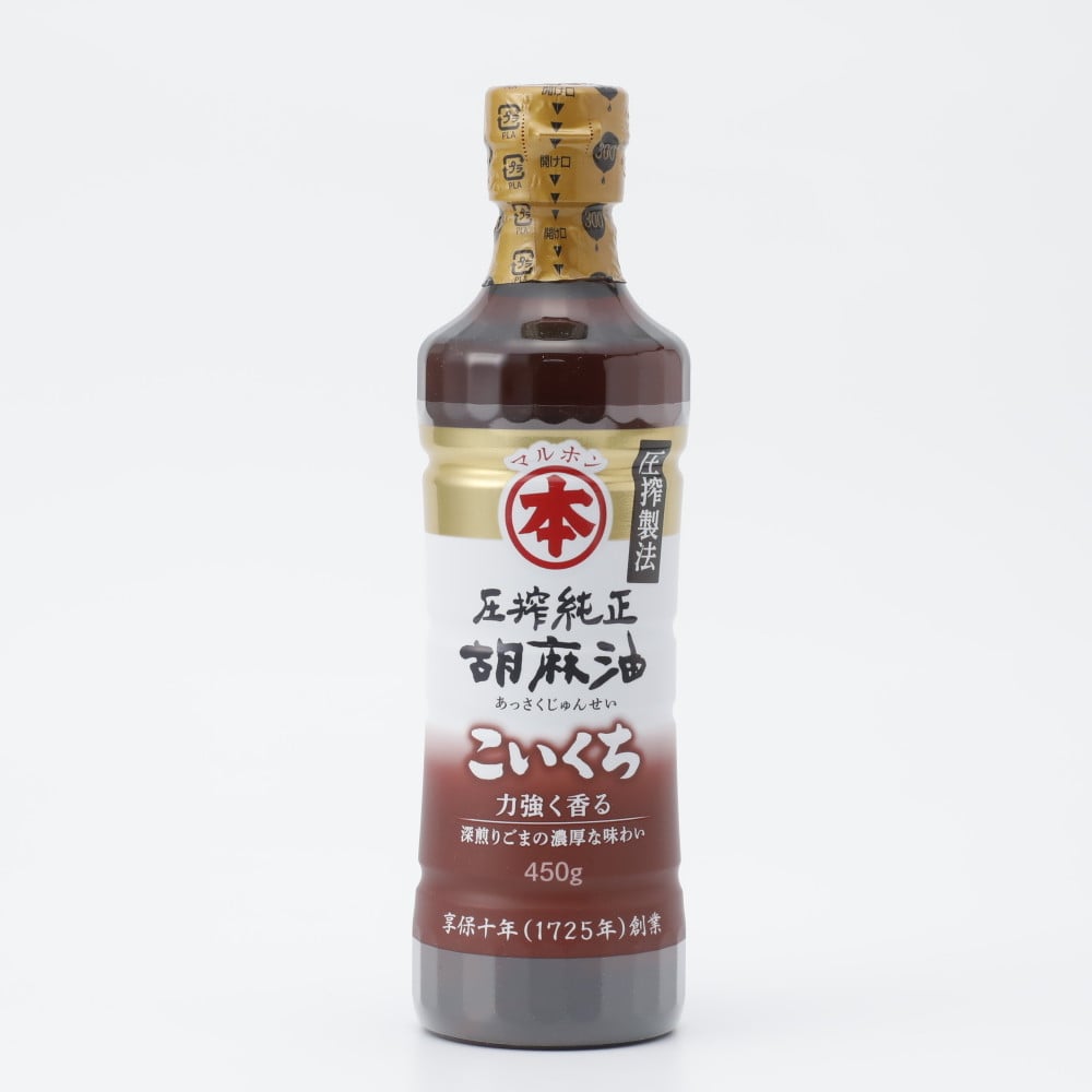 マルホン 圧搾純正胡麻油 濃口 450g