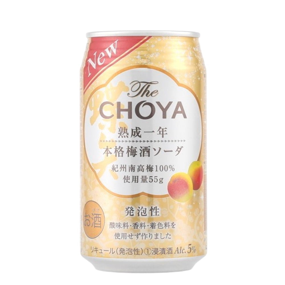 ザ・チョーヤ熟成一年本格梅酒ソーダ 350ml