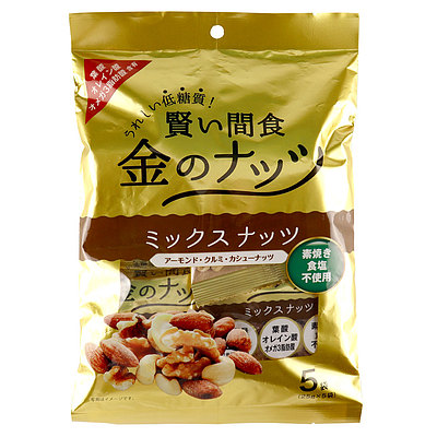 ANAフーズ 賢い間食 金のナッツミックスナッツ 125g（25