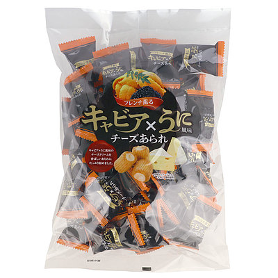 休＿きらら キャビアうに風味チーズあられ 200g