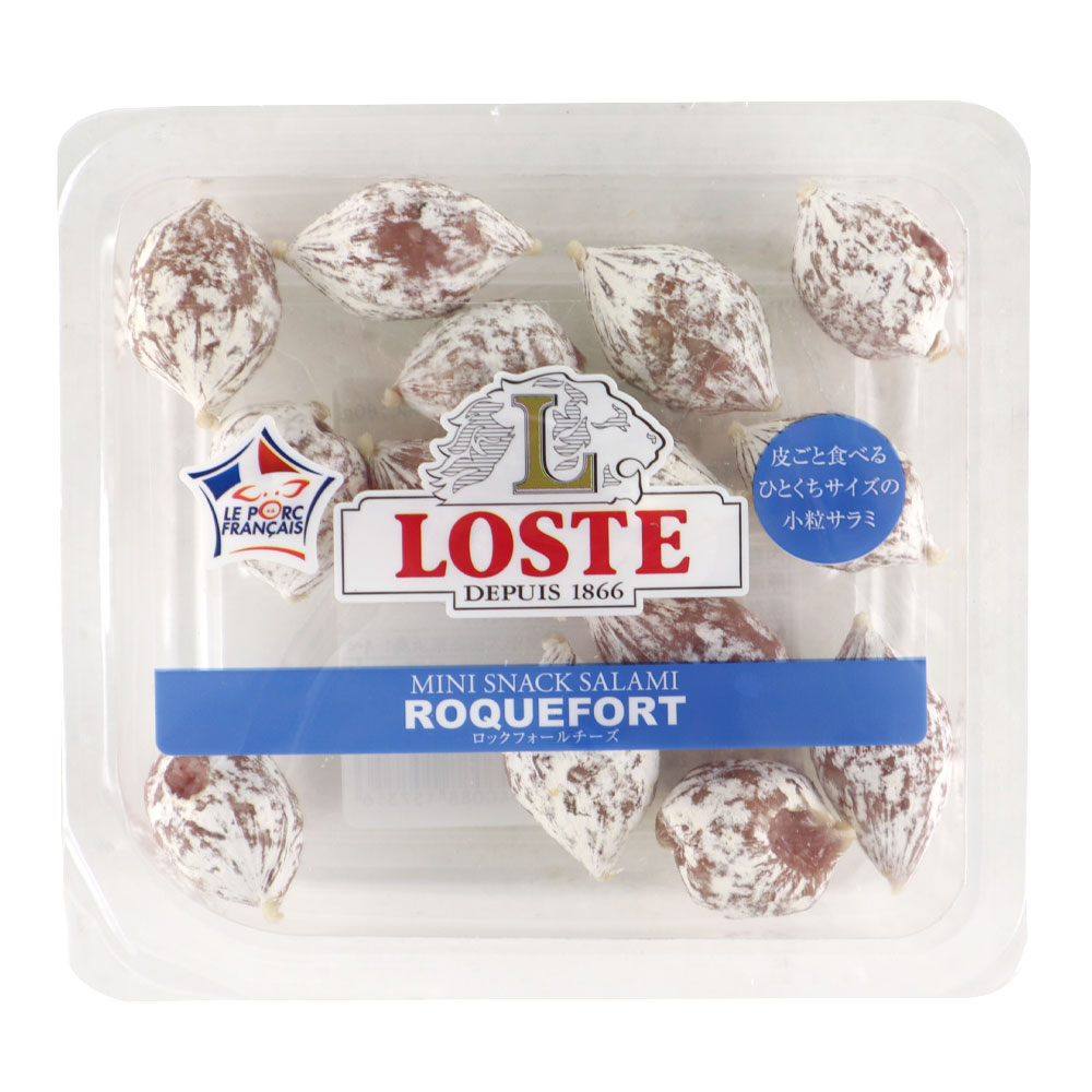 ロステ スナックサラミロックフォールチーズ 80g