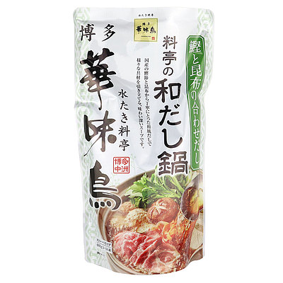 休Sトリゼンフーズ 博多華味鳥 料亭の和だし鍋 600g
