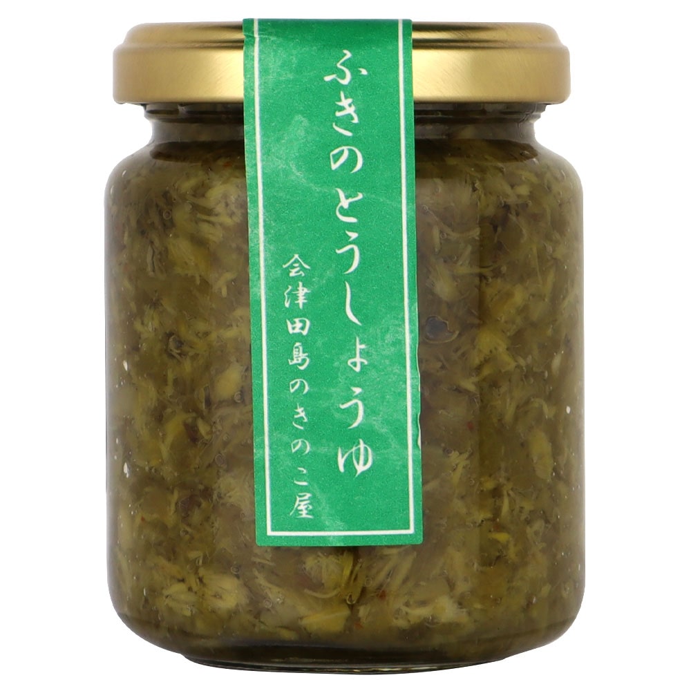 休会津物産 ふきのとうしょうゆ 140g